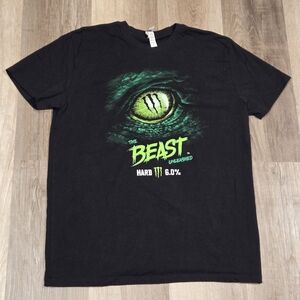 Monster Energy The Beast Unleashed T-Shirt Graphic Beast Eye LARGE
